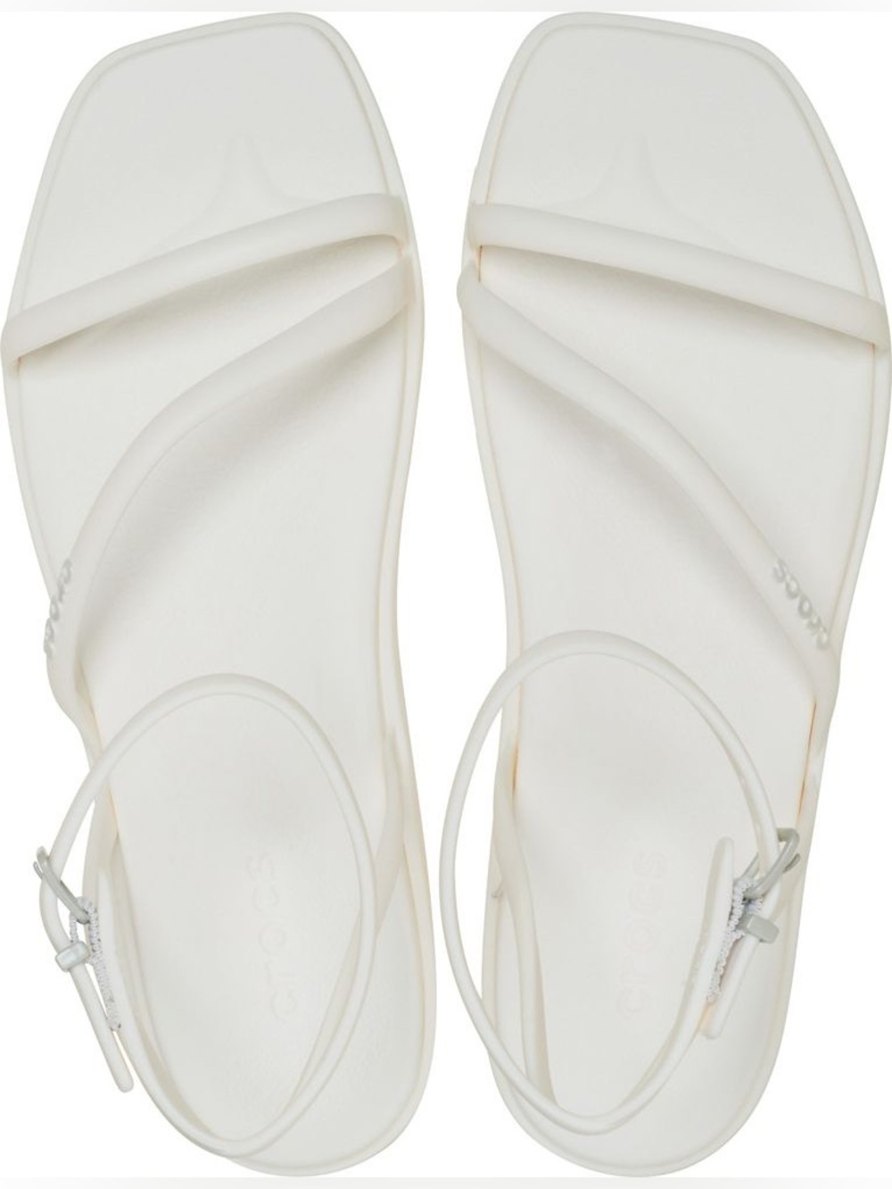 CROCS Miami Ankle Strap Sandals in the color Chalk - Picture 2 of 8